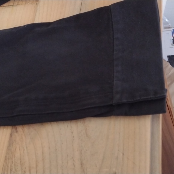 J Crew Vintage Black Straight Leg Pants w Ankle Zippers Size 2 - Picture 12 of 14